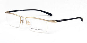 TR-90 Half Rim Eyeglass Frame Streamlined Designer Man Women Glasses Eyeglasses