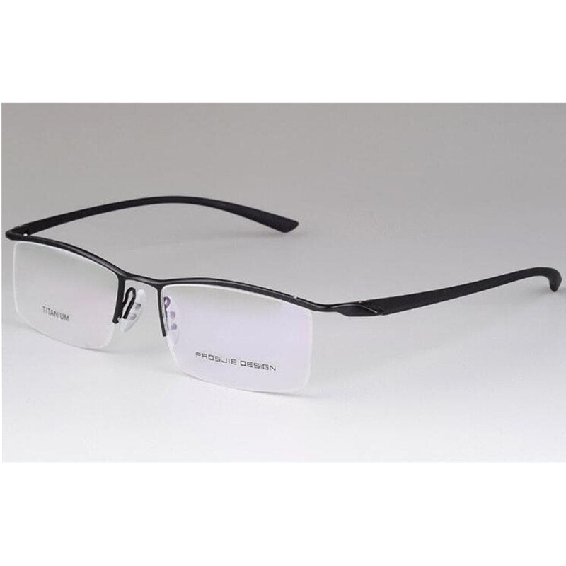 TR-90 Half Rim Eyeglass Frame Streamlined Designer Man Women Glasses Eyeglasses