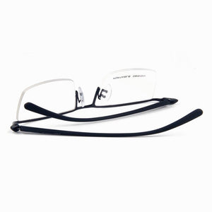 TR-90 Half Rim Eyeglass Frame Streamlined Designer Man Women Glasses Eyeglasses
