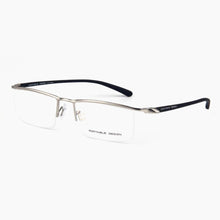 Load image into Gallery viewer, TR-90 Half Rim Eyeglass Frame Streamlined Designer Man Women Glasses Eyeglasses