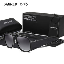 Load image into Gallery viewer, TR+Metal Men Polarized Sunglasses original Man Driving Mirror Coating Black Eyewear Male Sun Glasses UV400 Oculos