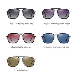 TR+Metal Men Polarized Sunglasses original Man Driving Mirror Coating Black Eyewear Male Sun Glasses UV400 Oculos