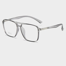 Load image into Gallery viewer, TR Transparent Glasses Frames Men Women Fake Glasses Vintage Big Frame Optical Myopia Eyeglasses  Double Beam Eyewear