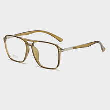 Load image into Gallery viewer, TR Transparent Glasses Frames Men Women Fake Glasses Vintage Big Frame Optical Myopia Eyeglasses  Double Beam Eyewear