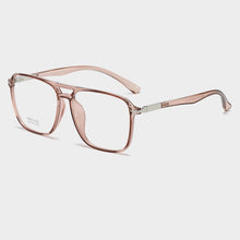 Load image into Gallery viewer, TR Transparent Glasses Frames Men Women Fake Glasses Vintage Big Frame Optical Myopia Eyeglasses  Double Beam Eyewear