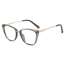 Load image into Gallery viewer, TR90 Anti Blue Light Blocking Cat Eye Glasses Frames Women  Designer Retro Eyeglasses for Ladies Optical Leopard Frame