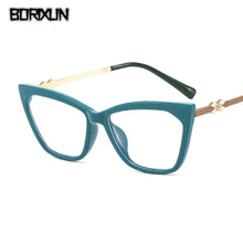 Load image into Gallery viewer, TR90 Anti-Blue Light Cat Eye Glasses Frame Women Retro Metal Eyeglasses Frame Men Optical Compute Prescription Spectacle