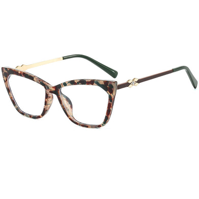 TR90 Anti-Blue Light Cat Eye Glasses Frame Women Retro Metal Eyeglasses Frame Men Optical Compute Prescription Spectacle
