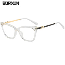 Load image into Gallery viewer, TR90 Anti-Blue Light Cat Eye Glasses Frame Women Retro Metal Eyeglasses Frame Men Optical Compute Prescription Spectacle