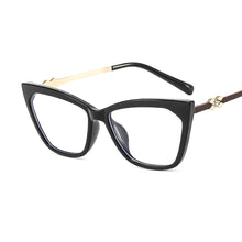 Load image into Gallery viewer, TR90 Anti-Blue Light Cat Eye Glasses Frame Women Retro Metal Eyeglasses Frame Men Optical Compute Prescription Spectacle