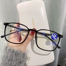 Load image into Gallery viewer, TR90 Anti Blue Light Glasses Women Female TikTok Large Frame Eyeglasses frame Optical Myopia Prescription Without Box