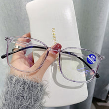 Load image into Gallery viewer, TR90 Anti Blue Light Glasses Women Female TikTok Large Frame Eyeglasses frame Optical Myopia Prescription Without Box