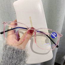 Load image into Gallery viewer, TR90 Anti Blue Light Glasses Women Female TikTok Large Frame Eyeglasses frame Optical Myopia Prescription Without Box