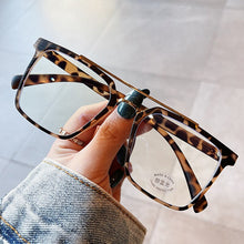 Load image into Gallery viewer, TR90 Anti-blue Light Square Eyeglasses For Women Vintage Alloy Double Beam Clear Glasses Frame Female Computer Myopia Shades