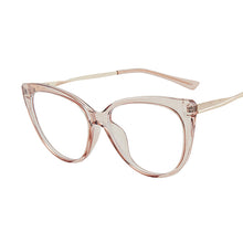 Load image into Gallery viewer, TR90 Cat Eye Anti Blue Light Blocking Optical Eyebrow Glasses Frames Men Women Spring Leg Computer Eyeglasses Shades