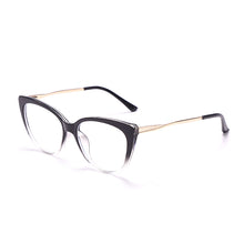 Load image into Gallery viewer, TR90 Cat Eye Anti Blue Light Blocking Optical Eyebrow Glasses Frames Men Women Spring Leg Computer Eyeglasses Shades