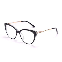 Load image into Gallery viewer, TR90 Cat Eye Anti Blue Light Blocking Optical Eyebrow Glasses Frames Men Women Spring Leg Computer Eyeglasses Shades