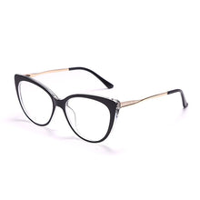 Load image into Gallery viewer, TR90 Cat Eye Anti Blue Light Blocking Optical Eyebrow Glasses Frames Men Women Spring Leg Computer Eyeglasses Shades