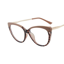 Load image into Gallery viewer, TR90 Cat Eye Anti Blue Light Blocking Optical Eyebrow Glasses Frames Men Women Spring Leg Computer Eyeglasses Shades