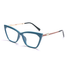 Carica l&#39;immagine nel visualizzatore di Gallery, TR90 Cat Eye Optical Glasses Women Men Clear Anti Blue Light Blocking Glasses Frame Spectacle Frames Unisex Computer Glasses