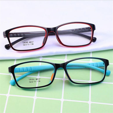 TR90 Children Optical Frame Eyewear  Eyeglasses Double Color  Style Girls Boys Kids Glasses Prescription Kid Glasses