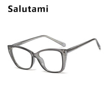 Carica l&#39;immagine nel visualizzatore di Gallery, TR90 Clear Glasses Frame Women  Brand Cat Eye Crystal Eyeglasses Female Computer Goggle Shades Square Eyewear Oculos Feminino