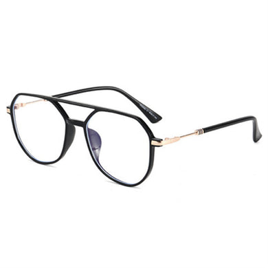 TR90 Computer Glasses Frames Men Blue Light Blocking Eyeglasses for Women Unique Double Beam Myopia Frame Bluelight Lens