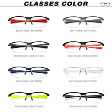 Load image into Gallery viewer, TR90 Eyeglasses Frame Men Basketball Outdoor Ultralight Eye Glasses 2023 Sports Half Myopia Optical Prescription Eyewear 17027