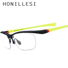 Load image into Gallery viewer, TR90 Eyeglasses Frame Men Basketball Outdoor Ultralight Eye Glasses 2023 Sports Half Myopia Optical Prescription Eyewear 17027