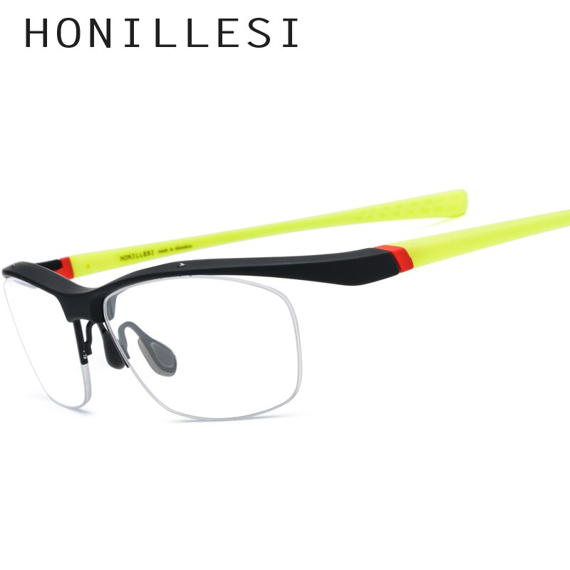 TR90 Eyeglasses Frame Men Basketball Outdoor Ultralight Eye Glasses 2023 Sports Half Myopia Optical Prescription Eyewear 17027