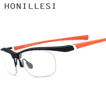 Load image into Gallery viewer, TR90 Eyeglasses Frame Men Basketball Outdoor Ultralight Eye Glasses 2023 Sports Half Myopia Optical Prescription Eyewear 17027