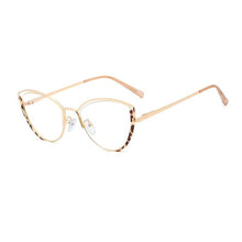Load image into Gallery viewer, Fashion Vintage Metal Anti-blue Glasses Frame Women Brand Designer Transparent Eyeglasses Female Spectacles Oculos Feminino