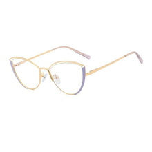Load image into Gallery viewer, Fashion Vintage Metal Anti-blue Glasses Frame Women Brand Designer Transparent Eyeglasses Female Spectacles Oculos Feminino