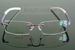 TR90 lightweight Eyeglass Frames Half Rimless unisex Myopia Glasses Men Women Eyewear Rx able