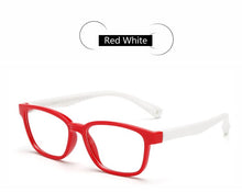 Carica l&#39;immagine nel visualizzatore di Gallery, TR90 Flexible Kids Eyeglasses With Lanyard Square Frame Glasses For Child Boys Girls Degree Myopia Optical Frames WarBLade