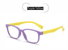 Carica l&#39;immagine nel visualizzatore di Gallery, TR90 Flexible Kids Eyeglasses With Lanyard Square Frame Glasses For Child Boys Girls Degree Myopia Optical Frames WarBLade