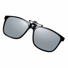 Load image into Gallery viewer, TR90 Frame Polarized Sunglasses Lens clip on glasses Night Vision Yellow Women Square Sun Glasses with Clips Unisex Clip