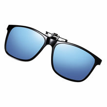 Load image into Gallery viewer, TR90 Frame Polarized Sunglasses Lens clip on glasses Night Vision Yellow Women Square Sun Glasses with Clips Unisex Clip
