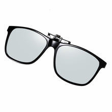 Load image into Gallery viewer, TR90 Frame Polarized Sunglasses Lens clip on glasses Night Vision Yellow Women Square Sun Glasses with Clips Unisex Clip