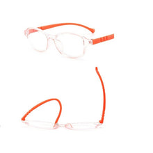 Load image into Gallery viewer, TR90 Glasses Kids Round Prescription Eyeglasses Myopia Children Silicone Rubber Cat Eye Girl Pink Spectacle Kids Cute baby Eyewa