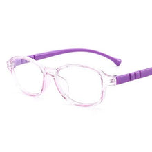 Load image into Gallery viewer, TR90 Glasses Kids Round Prescription Eyeglasses Myopia Children Silicone Rubber Cat Eye Girl Pink Spectacle Kids Cute baby Eyewa