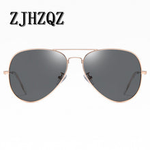 Carica l'immagine nel visualizzatore di Gallery, TR90 Lightweight Gold Green Brown Pink Blue Yellow Glasses Men Women Classic Vintage Retro Polarized Sunglasses Round Eyewear