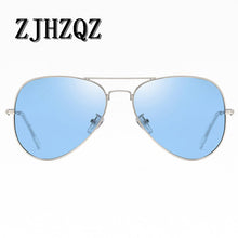 Carica l'immagine nel visualizzatore di Gallery, TR90 Lightweight Gold Green Brown Pink Blue Yellow Glasses Men Women Classic Vintage Retro Polarized Sunglasses Round Eyewear