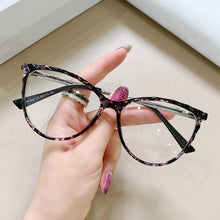 Load image into Gallery viewer, TR90 Metal Computer Goggles Frame Elegant Glasses Ladies Myopia Anti-Blue Glasses Transparent Driving Traveling Goggles