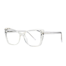 Load image into Gallery viewer, TR90 Optical Frame Glasses Anti-Blue Light Blocking Trend Spring CP Black Frame Flat Lens Prescription Glasses Computer Eyewear