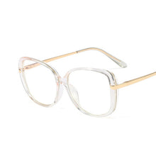 Carica l&#39;immagine nel visualizzatore di Gallery, Montature per occhiali da vista TR90 Occhiali da vista firmati da donna Occhiali da vista anti-blu sexy Cat Eye con lenti trasparenti UV400