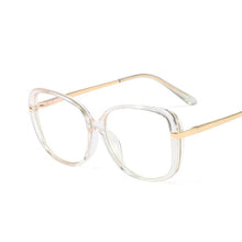Carica l&#39;immagine nel visualizzatore di Gallery, Montature per occhiali da vista TR90 Occhiali da vista firmati da donna Occhiali da vista anti-blu sexy Cat Eye con lenti trasparenti UV400