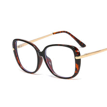 Carica l&#39;immagine nel visualizzatore di Gallery, Montature per occhiali da vista TR90 Occhiali da vista firmati da donna Occhiali da vista anti-blu sexy Cat Eye con lenti trasparenti UV400
