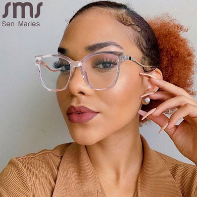 TR90 Optical Glasses Women Men Clear Anti Blue Light Blocking Glasses Frame Prescription Transparent Spectacle Frames Unisex