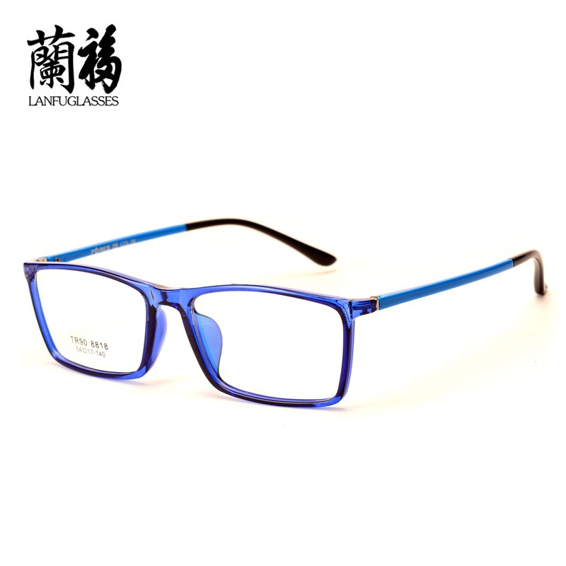 TR90 Optical frames Spectacle full frame light Plain eyeglasses flexible China glasses 8818